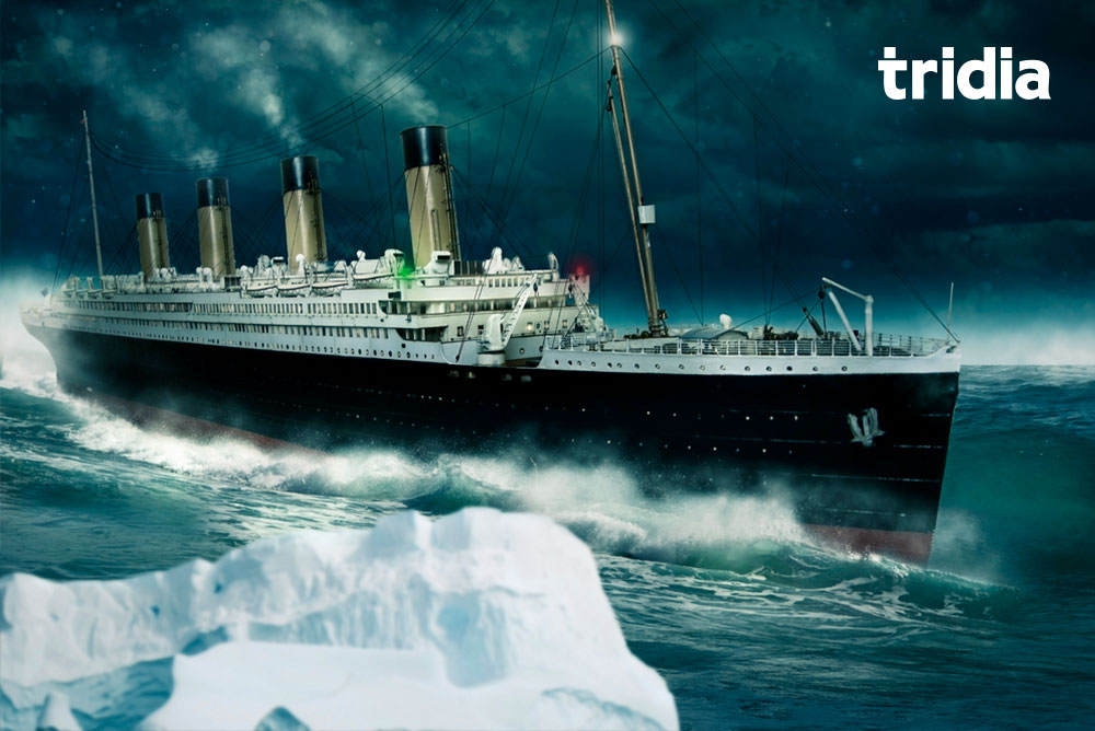 La estrategia de gestión de riesgos del Titanic falló al no habérsele dado a las amenazas la importancia que merecían.